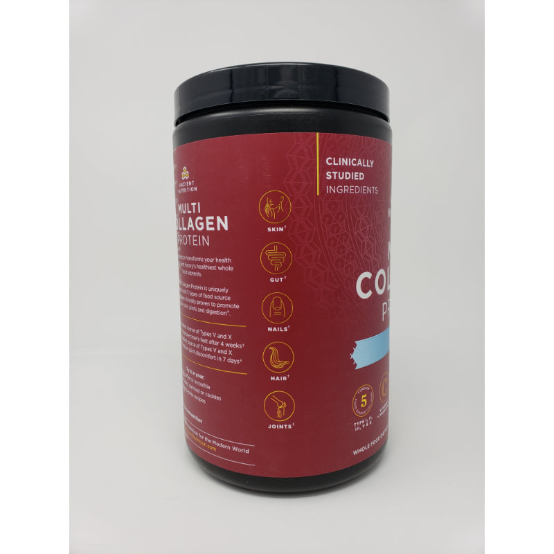 Ancient Nutrition, Multi-Collagen, Protein Powder, Vanilla, 45 Servings Food Items
