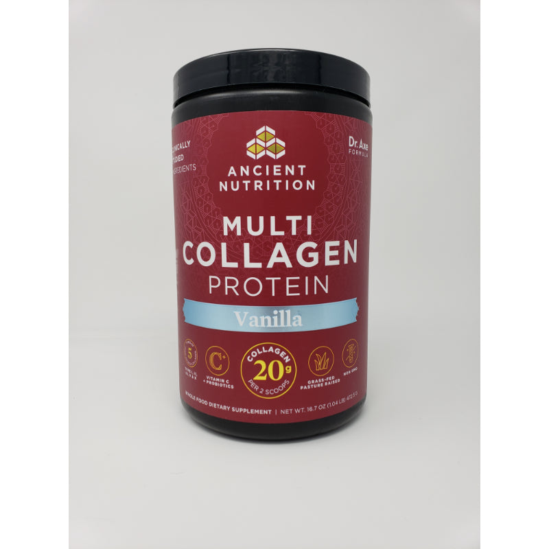 Ancient Nutrition, Multi-Collagen, Protein Powder, Vanilla, 45 Servings Food Items