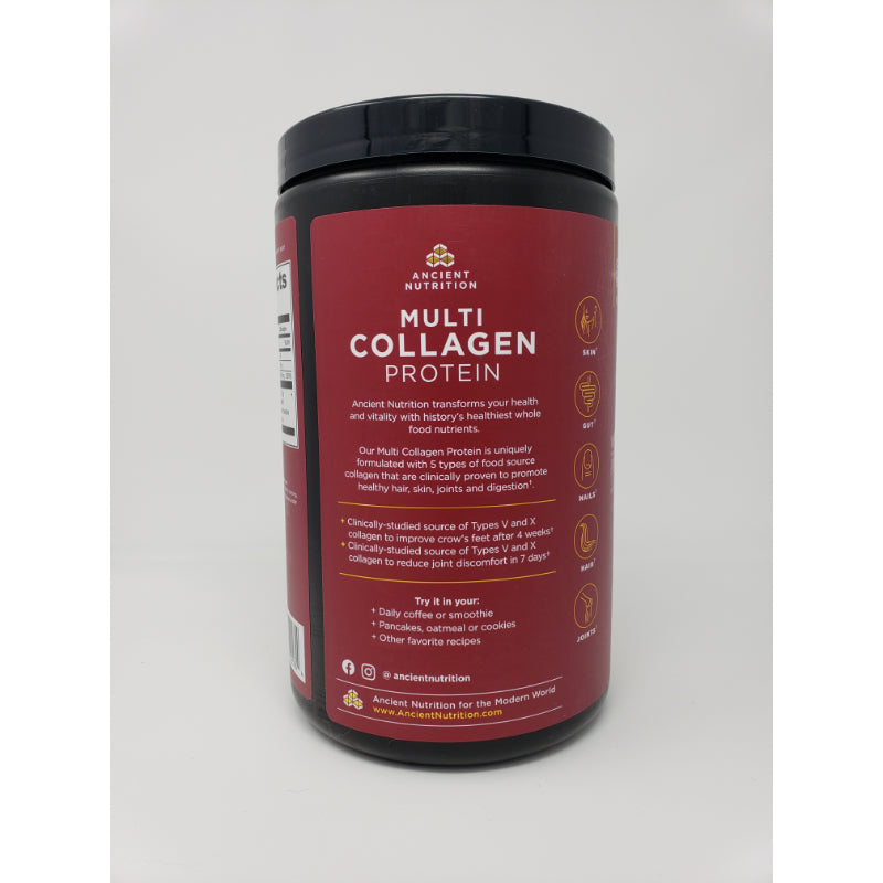 Ancient Nutrition, Multi-Collagen, Protein Powder, Vanilla, 45 Servings Food Items