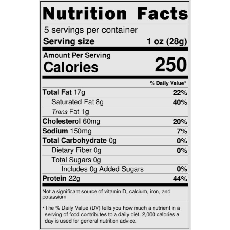 Carnivore SNAX Ribeye 5oz Food Items