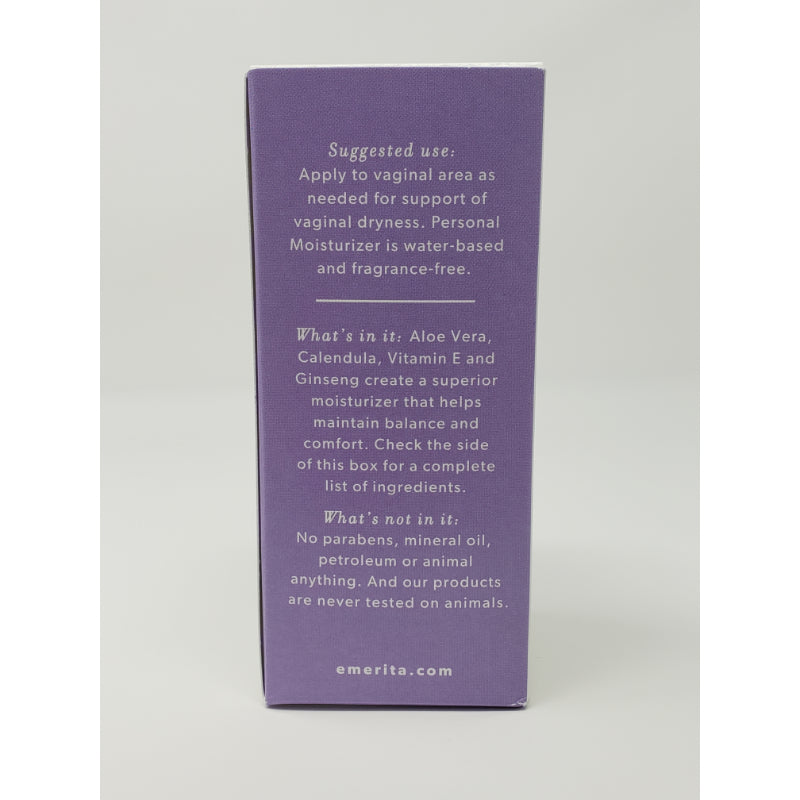 Emerita Vaginal Moisturizer for Perimenopause & Menopause, 4 oz Lifestyle Products