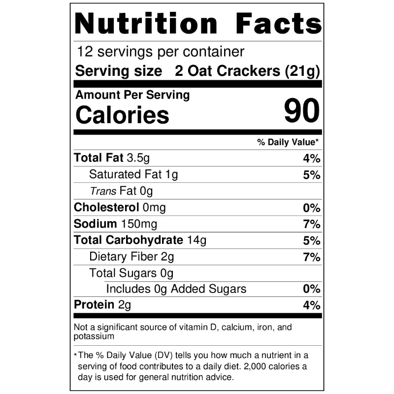 Nairn's Organic Oat Crackers, 8.8 oz Food Items