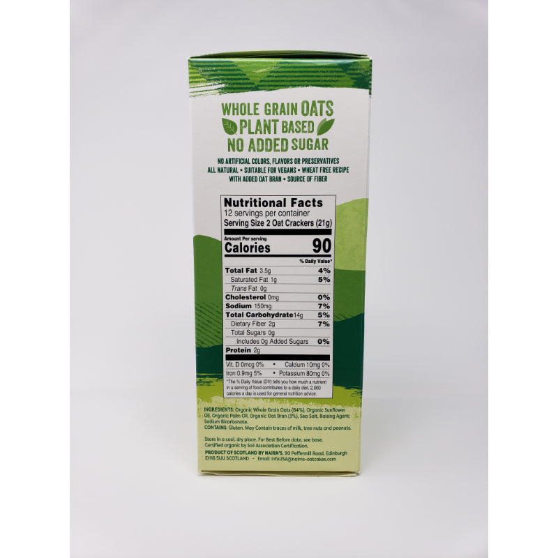 Nairn's Organic Oat Crackers, 8.8 oz Food Items