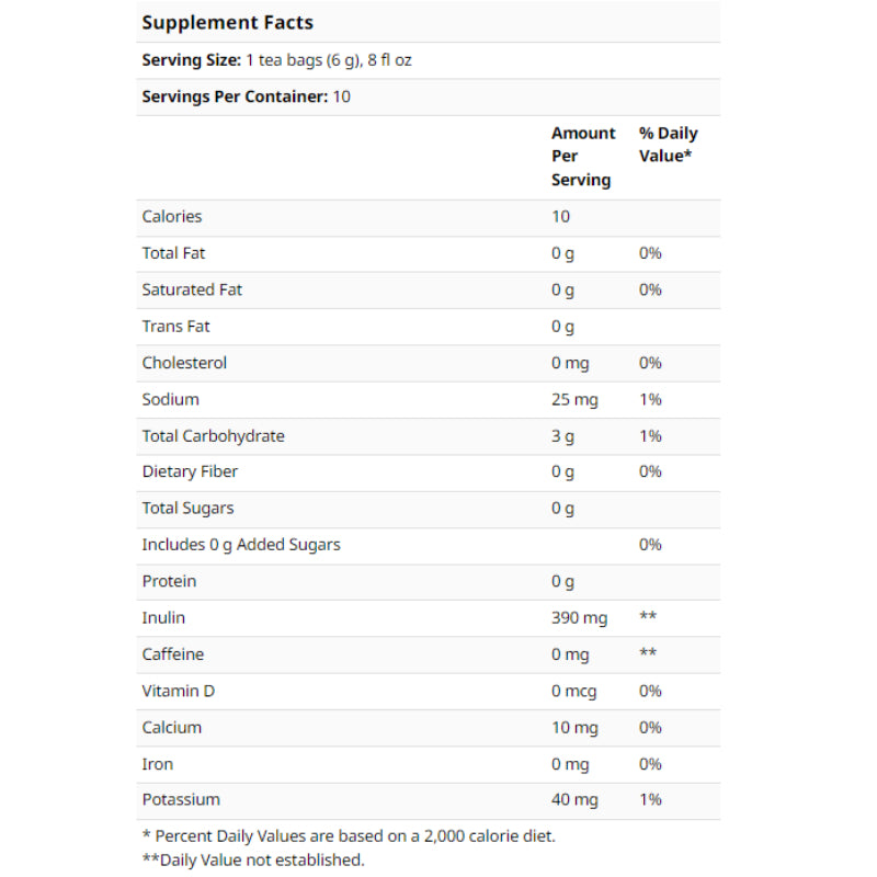 Teeccino Dandelion Dark Roast Tea Bags, 10 count Beverages