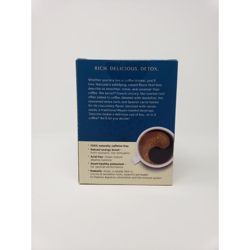 Teeccino Dandelion Dark Roast Tea Bags, 10 count Beverages