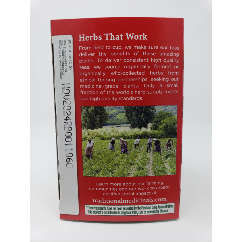 Traditional Medicinals Organic Throat Coat® Herbal Tea Lemon Echinacea 16 Tea Bags Beverages