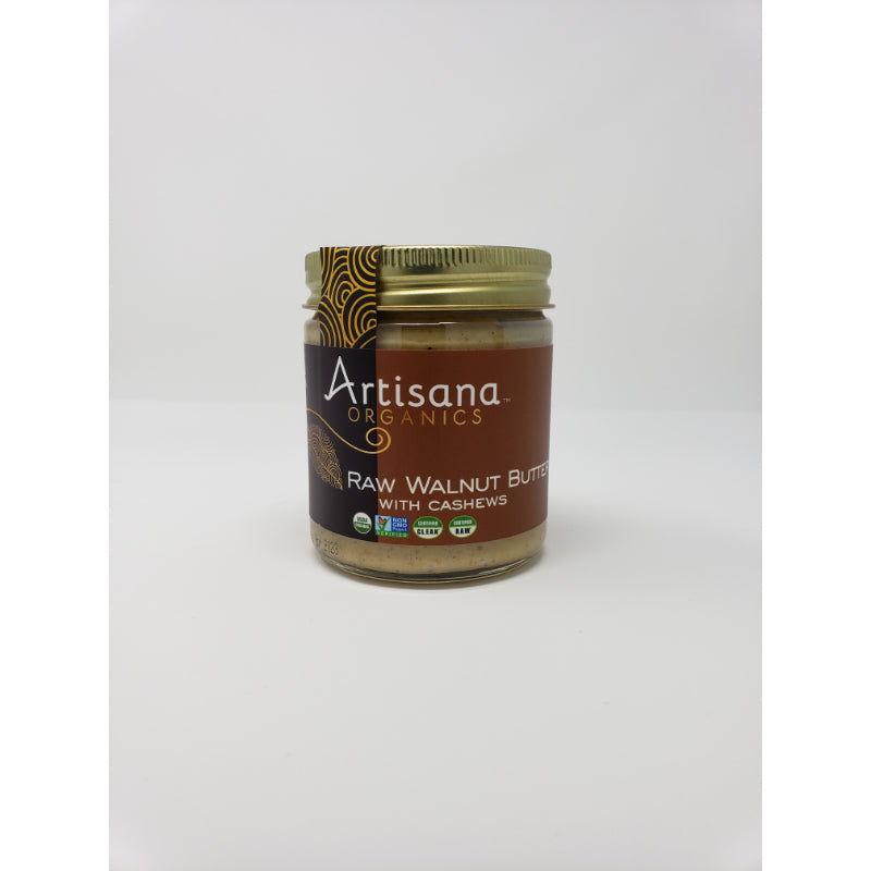 Artisana Organics Raw Walnut Butter with Cashews, 8 oz Condiments