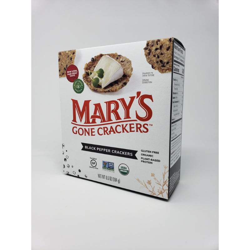 Mary's Gone Crackers Black Pepper Crackers, 6.5 oz Food Items