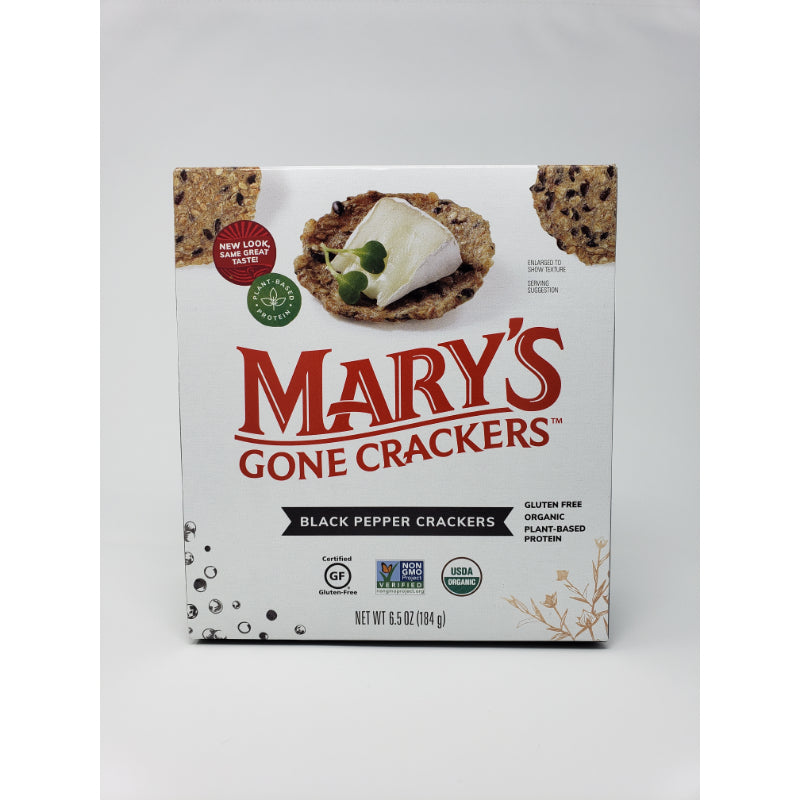 Mary's Gone Crackers Black Pepper Crackers, 6.5 oz Food Items