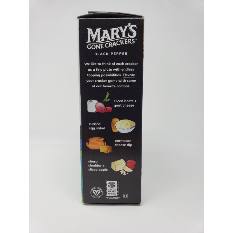 Mary's Gone Crackers Black Pepper Crackers, 6.5 oz Food Items