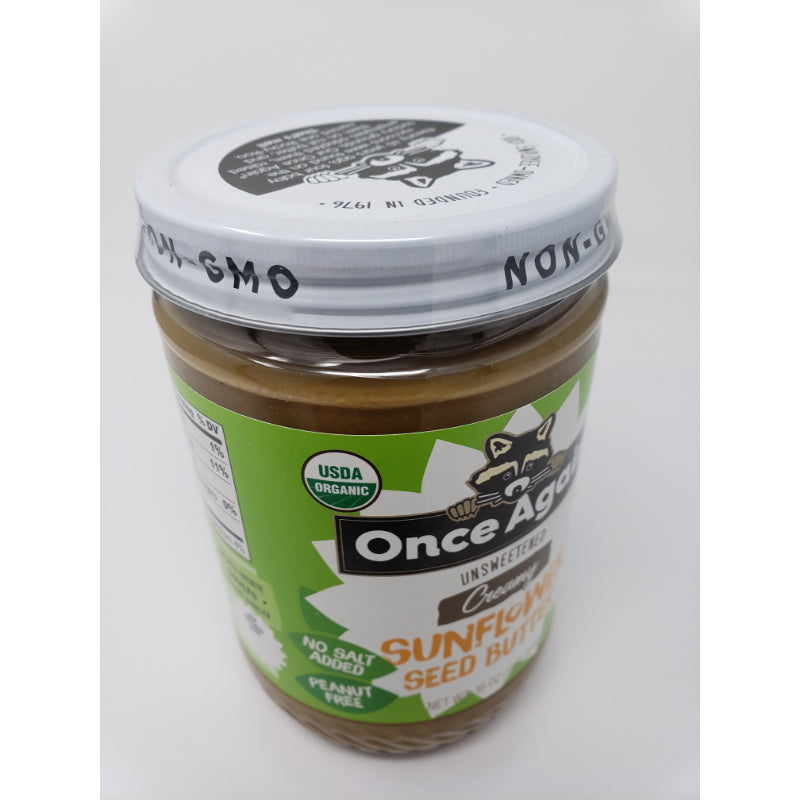 Once Again Sunflower Seed Butter Creamy Unsweetened 16 oz Condiments