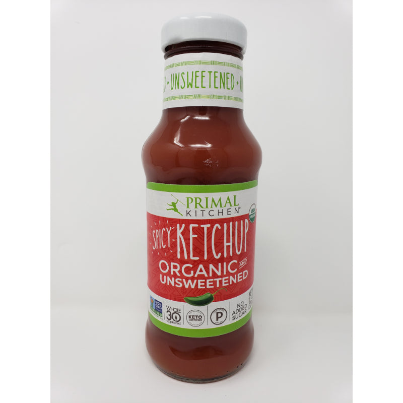 Primal Kitchen Spicy Organic Unsweetened Ketchup Condiments