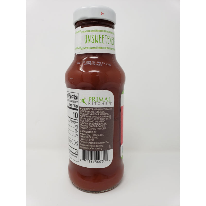 Primal Kitchen Spicy Organic Unsweetened Ketchup Condiments