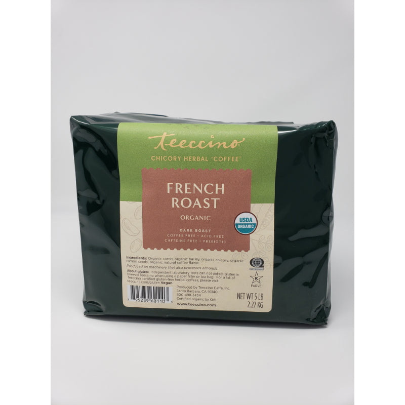 Teeccino French Roast Herbal Coffee, 5 lbs Beverages