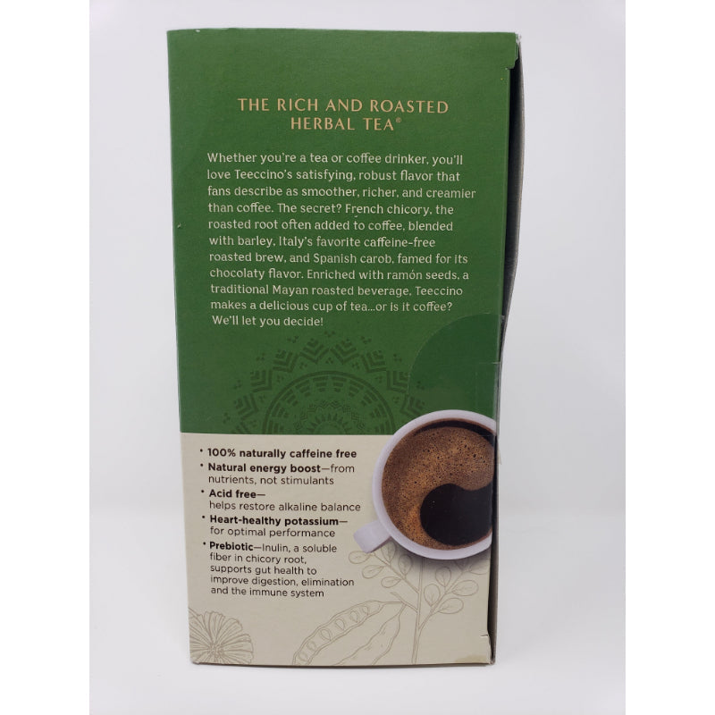 Teeccino French Roast Herbal Coffee Tea Bags, 25 count Beverages