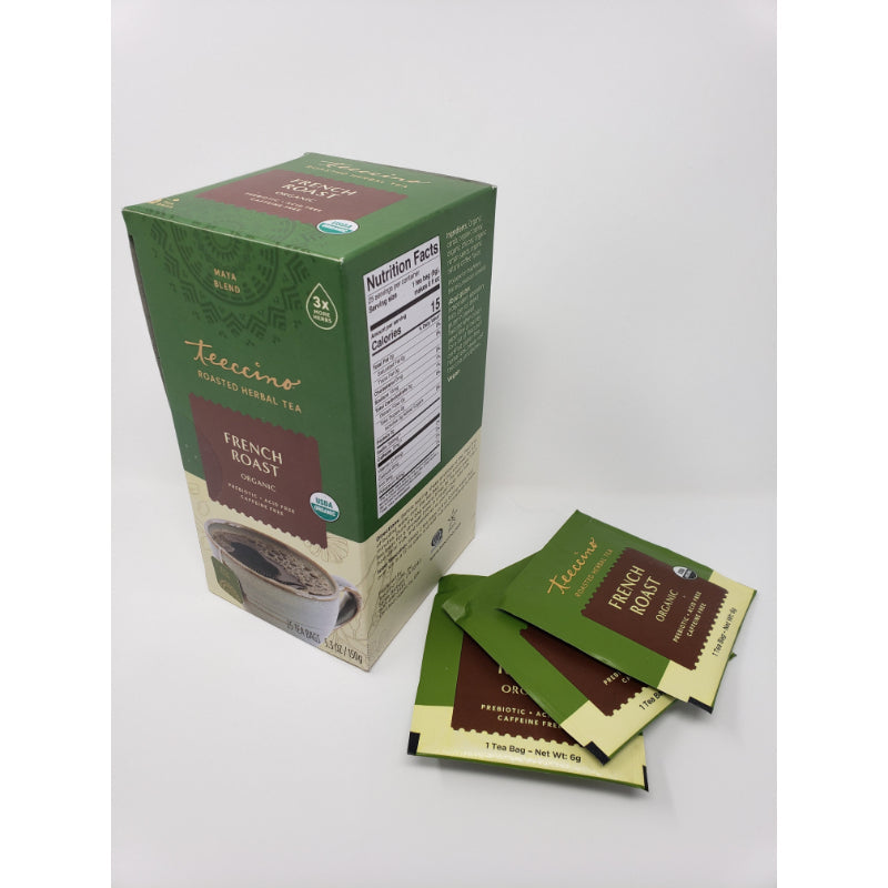 Teeccino French Roast Herbal Coffee Tea Bags, 25 count Beverages