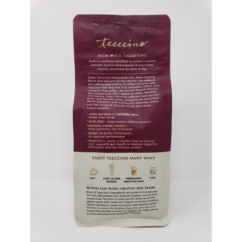 Teeccino Hazelnut Herbal Coffee Beverages