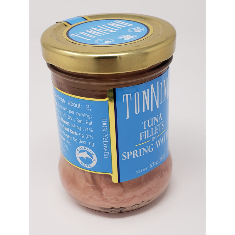 Tonnino Tuna Fish Fillets in Spring Water Food Items