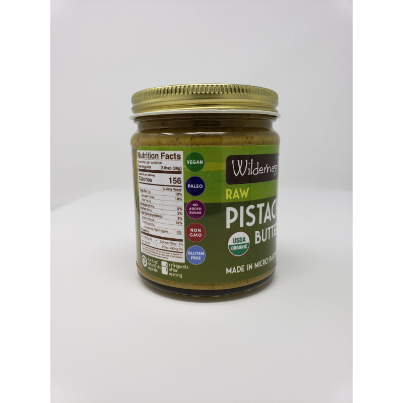 Wilderness Poets, Organic Raw Pistachio Butter, 8 oz Condiments